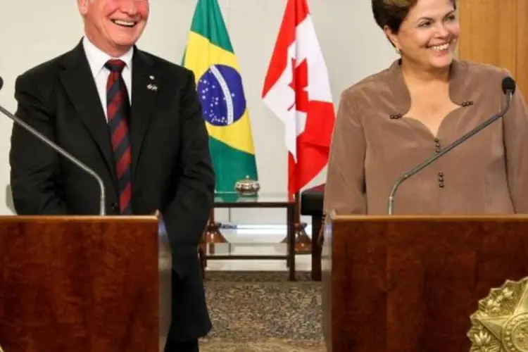 Presidente Dilma Rousseff recebe o senhor David Johnston Governador-Geral do Canadá, no Palácio do Planalto (Roberto Stuckert Filho/Presidência da República)