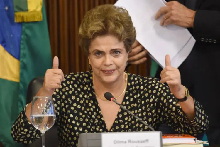 
	Dilma Rousseff: ela informou ainda que o governo federal est&aacute; fechando a terceira edi&ccedil;&atilde;o do MCMV
 (Evaristo Sá / AFP)