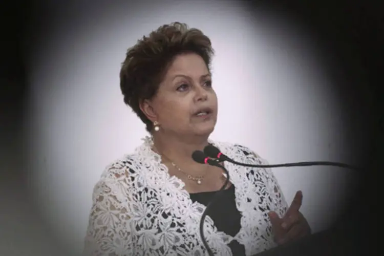 
	Dilma Rousseff: a presidente destacou tamb&eacute;m em seu discurso o Programa Mais M&eacute;dicos
 (Ueslei Marcelino/Reuters)