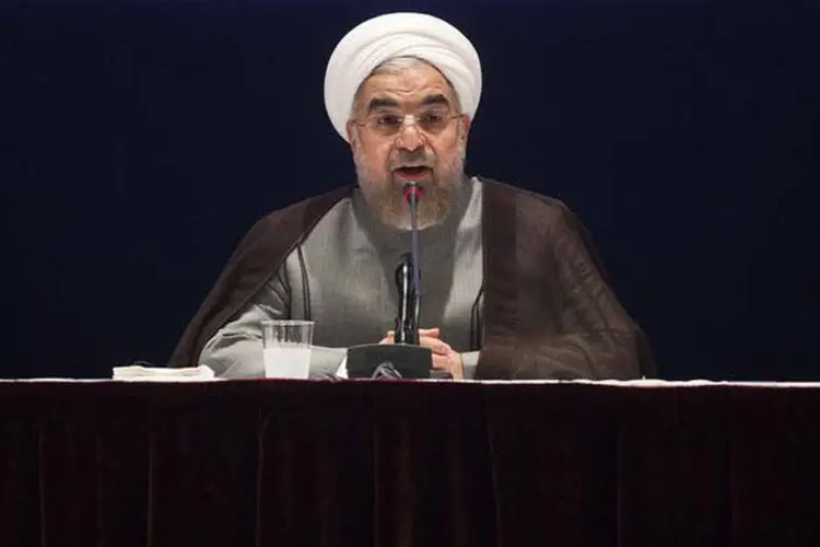 
	Presidente do Ir&atilde;, Hassan Rouhani: &quot;nossas posi&ccedil;&otilde;es se aproximaram com as do outro lado&quot;, disse
 (Adrees Latif/Reuters/Reuters)