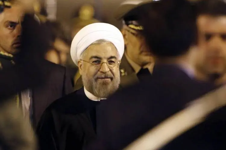 
	Presidente do Ir&atilde;, Hassan Rouhani: presidente garantiu que um acordo com o Ocidente est&aacute; pr&oacute;ximo
 (Carlos Barria/Reuters)