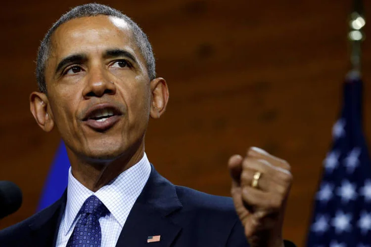 
	Obama: mais cedo, Obama declarou que o povo do Reino Unido se pronunciou e que sua decis&atilde;o deve ser respeitada
 (Kevin Lamarque / Reuters)