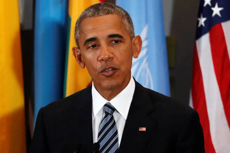 
	Obama: ainda que o n&uacute;mero indicado pelo presidente signifique o dobro do compromisso atual dos pa&iacute;ses, grupos de ajuda humanit&aacute;ria consideram pouco para administrar a crise
 (Lucas Jackson / Reuters)