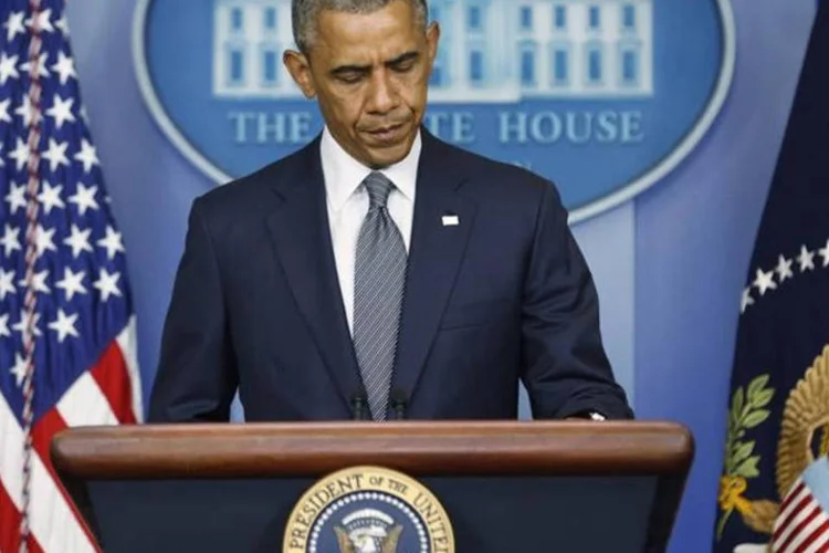 Presidente dos EUA, Barack Obama, em pronunciamento na Casa Branca (Larry Downing/Reuters)