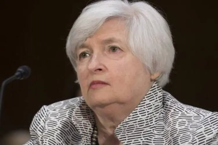 
	Presidente do FED, Janet Yellen: maioria dos outros votantes do Fed sugeriram que eles, como Yellen, apoiam uma eleva&ccedil;&atilde;o da taxa de juros em 2015
 (Jim Watson/AFP)