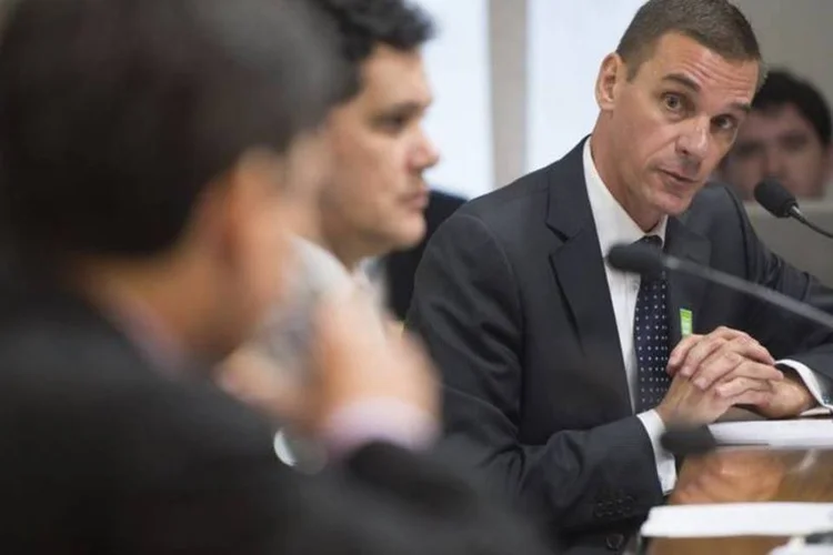 Presidente do HSBC Brasil, André Guilherme Brandão, participa de audiência no Senado (Marcelo Camargo/Agência Brasil)