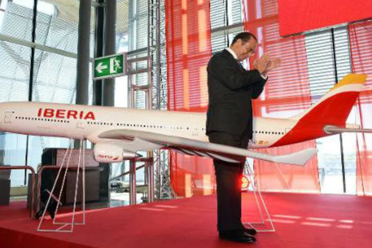 Presidente do IAG, Antonio Vázquez: para 2015, o grupo espera lucro operacional máximo de € 2,2 bilhões (AFP/ Gerard Julien)