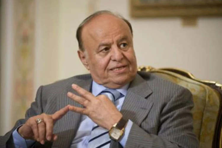 
	O presidente do I&ecirc;men, Abdrabuh Hadi: presidente estabeleceu a sede de seu governo em &Aacute;den ap&oacute;s fugir da capital Sana em 21 de fevereiro
 (Natalia Kolesnikova/AFP)