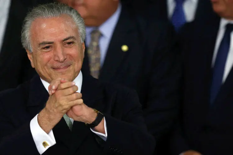 O presidente interino Michel Temer: presidente interino declarou que vai incentivar de “maneira significativa” as parcerias público-privadas (Adriano Machado/Reuters)