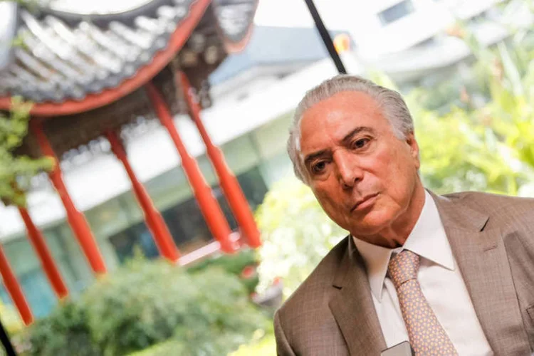 
	Temer na China: peemedebista gastou o equivalente a R$ 389 em um par de sapatos chineses
 (Beto Barata/PR)