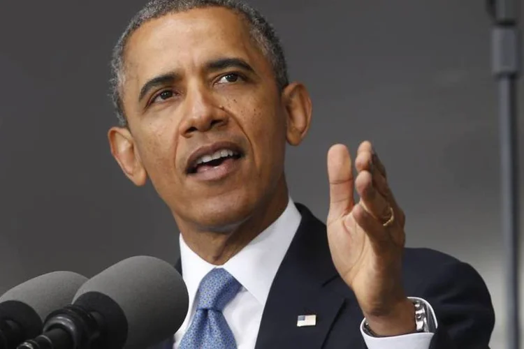 O presidente dos EUA, Barack Obama, discursa na Academia Militar em West Point, Nova York, nesta quarta-feira (Kevin Lamarque/Reuters)