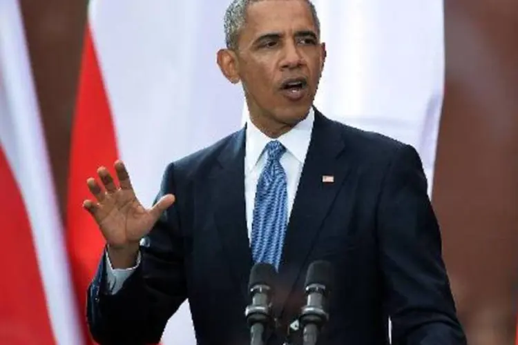 
	Obama: presidente ir&aacute; emitir memorando solicitando que ag&ecirc;ncias federais aumentem pol&iacute;ticas de flexibilidade&nbsp;
 (Janek Skarzynski/AFP)