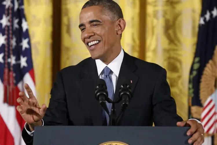 Presidente dos Estados Unidos, Barack Obama, durante uma entrevista na Casa Branca, em Washington (Larry Downing/Reuters)