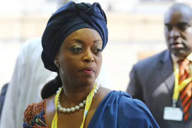 A presidente da Opep, a ministra nigeriana do Petróleo Diezani Alison-Madueke (Dieter Nagl/AFP)