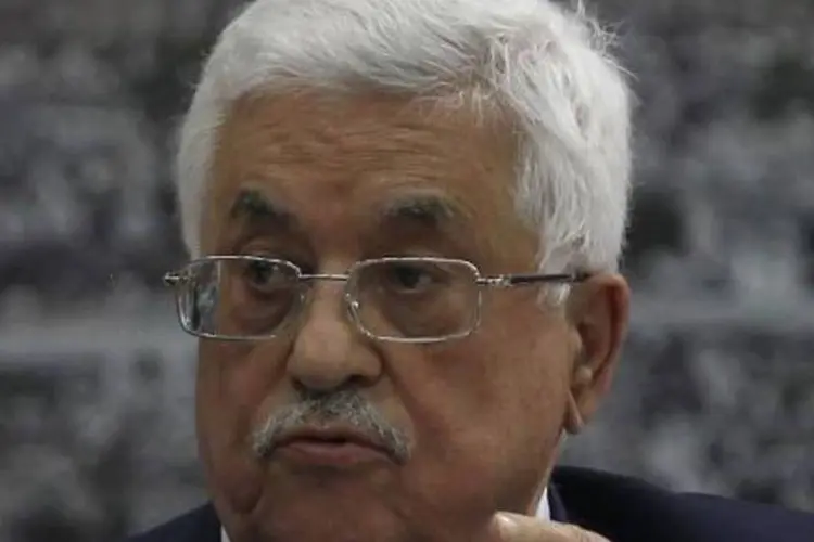 O presidente da Autoridade Palestina, Mahmud Abbas: delegação viajou para tentar reativar o processo de reconciliação com o Hamas (Abbas Momani/AFP)