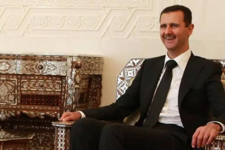 Assad, presidente da Síria: mais de mil pessoas protestaram pelo 5º dia contra o regime (Getty Images)