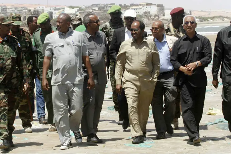 Mohamud, presidente: "A Somália precisa obter permissão para liderar sua própria transformação" (Feisal Omar/Reuters)