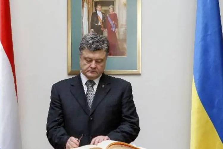 Petro Poroshenko: Poroshenko pediu que renúncia não seja aprovada (Sergey Dolzhenko/AFP)