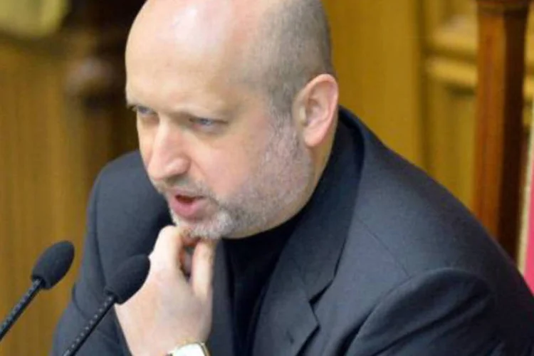 
	O presidente interino da Ucr&acirc;nia, Aleksander Turchinov:&nbsp;Turchinov anunciou que ele e o chefe de governo se dirigir&atilde;o ao posto de comando das For&ccedil;as Armadas da Ucr&acirc;nia
 (Sergei Supinsky/AFP)