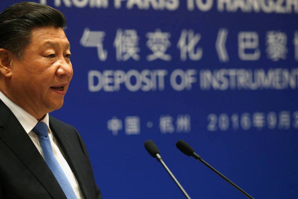 
	Xi Jinping: presidente chin&ecirc;s falou sobre a necessidade de assegurar uma &quot;economia global aberta e inclusiva&quot;
 (Reuters)