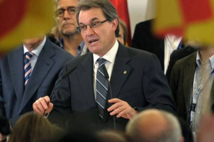 
	A luta do presidente da Catalunha, Artur Mas, pela soberania da regi&atilde;o recebeu um novo est&iacute;mulo nesta ter&ccedil;a-feira
 (©AFP / Lluis Gene)
