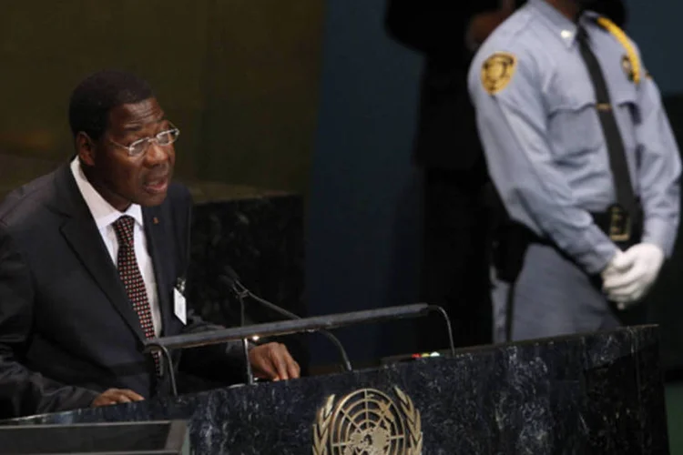 
	Yayi Boni, presidente do Benin: este &eacute; o segundo e &uacute;ltimo mandato de cinco anos de Boni, um ex-banc&aacute;rio de 57 anos
 (REUTERS)
