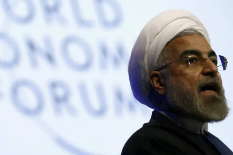 
	Hassan Rohani: a busca de uma regra para o lit&iacute;gio nuclear iraniano foi poss&iacute;vel gra&ccedil;as aos novos ares trazidos pela chegada do moderado Hassan Rohani &agrave; presid&ecirc;ncia do pa&iacute;s
 (Denis Balibouse/Reuters)