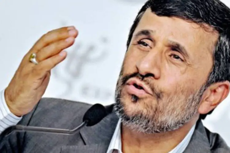 Presidente do Irã, Mahmud Ahmadinejad: "Os EUA se proclamaram chefe do mundo e todo mundo deve saber que uma autoridade autoproclamada de uma ditadura" (Philippe Lopez/AFP)