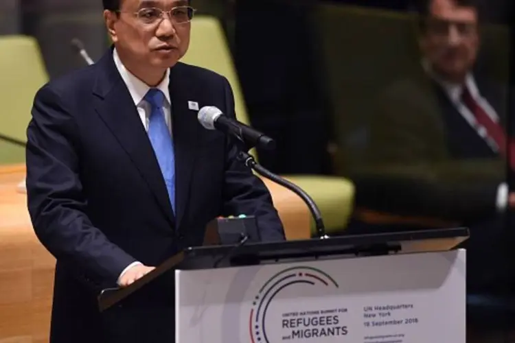 
	China: o primeiro-ministro chin&ecirc;s, Li Keqiang, assumiu esse compromisso na primeira c&uacute;pula da ONU sobre refugiados e migrantes
 (Getty Images)