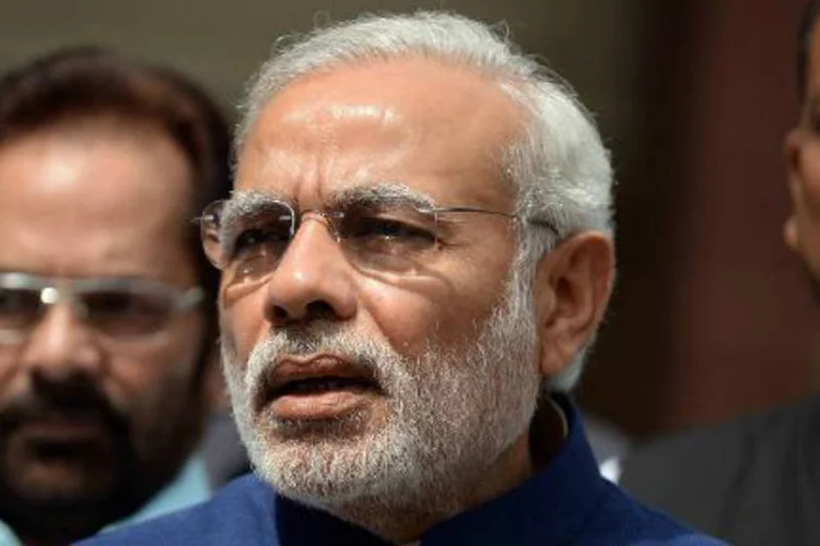 
	Primeiro-ministro indiano, Narendra Modi: segundo ele, na&ccedil;&atilde;o estava profundamente abalada com a morte do manifestante
 (PRAKASH SINGH/AFP)