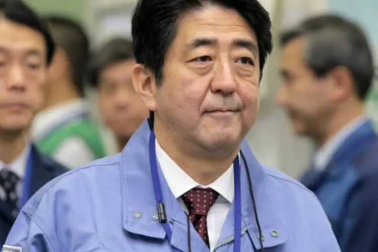 
	Shinzo Abe: novo primeiro-ministro tornou prioridade m&aacute;xima a revitaliza&ccedil;&atilde;o da economia japonesa
 (©afp.com / Itsuo Inouye)