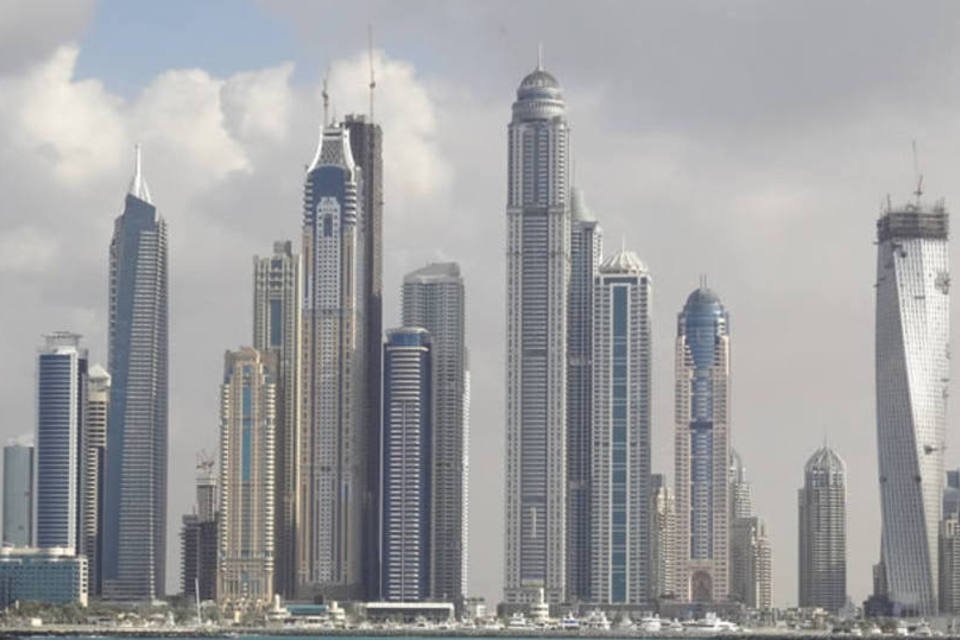 
	O Princess Tower &eacute; o pr&eacute;dio mais alto nesta foto de Dubai, nos Emirados &Aacute;rabes Unidos
 (Divulgação)