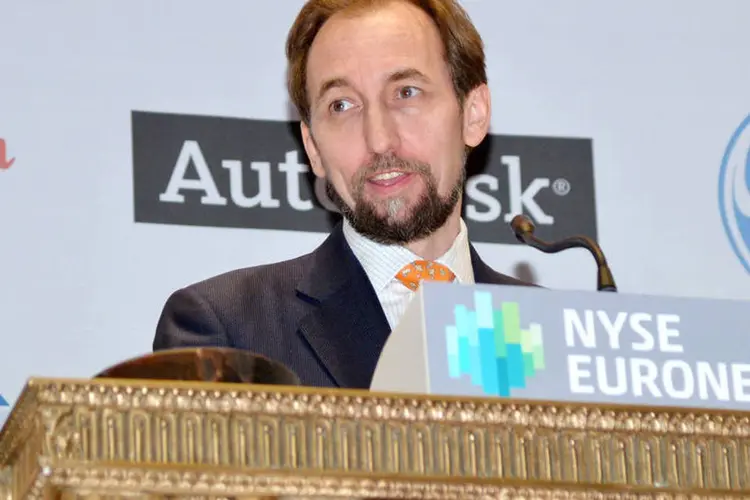 Príncipe Zeid Ra'ad Zeid Al-Hussein, da Jordânia, durante uma palestra em Nova York (Mike Coppola/Getty Images for Kairos Society)