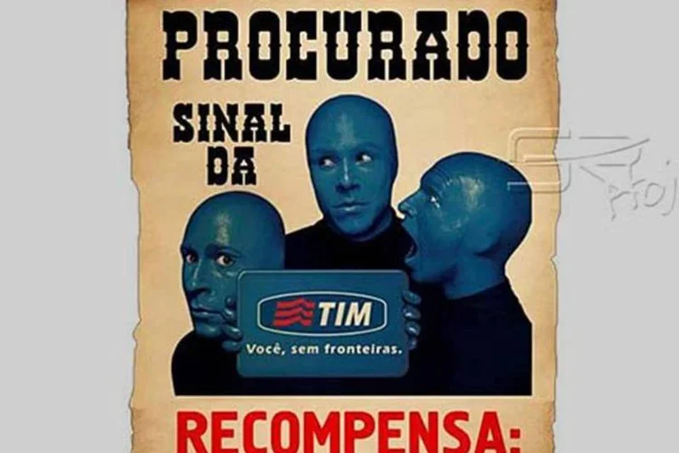 Ilustração criticando a operadora TIM (Reprodução)