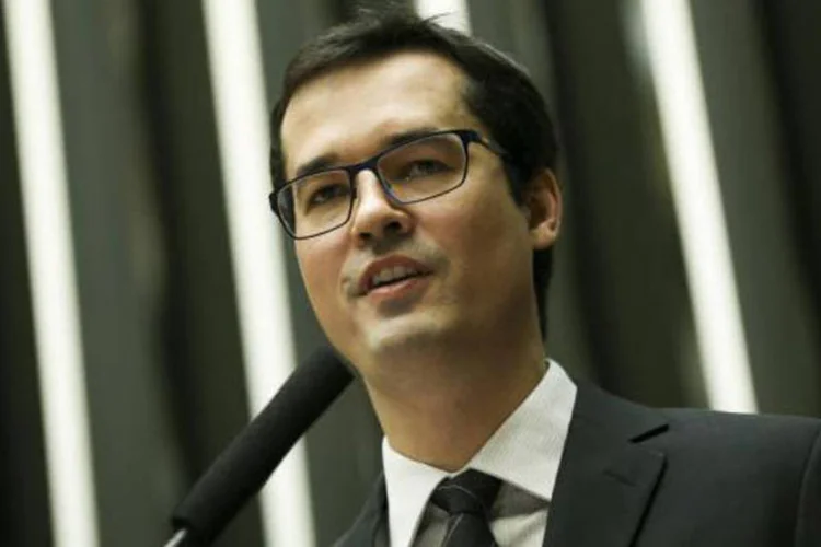 Deltan Dallagnol: "Está sendo aprovada a lei da intimidação contra promotores, juízes e grandes investigações" (Marcelo Camargo/Agência Brasil)