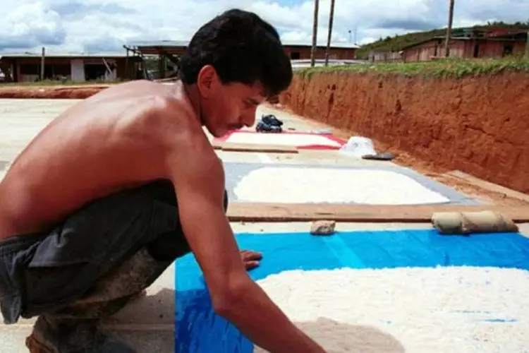 A droga foi confiscada em duas operações realizadas no planalto de La Paz e no norte amazônico da região, em povoados próximos à fronteira com o Peru (Getty Images)