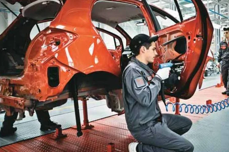
	Produ&ccedil;&atilde;o da Great Wall: a empresa &eacute; a maior fabricante de utilit&aacute;rios esportivos da China
 (Nikolay Doychinov/AFP Photo)
