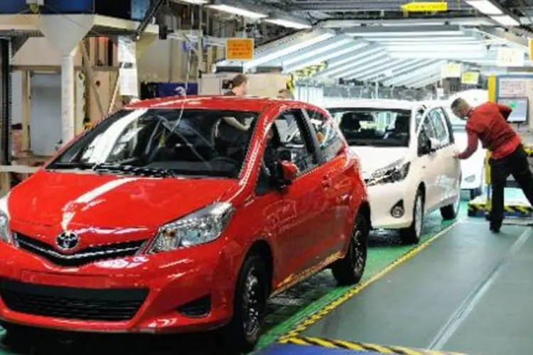 Toyota: problema afeta 650 mil carros no Japão e 1,62 milhão no resto do mundo (Philippe Huguen/AFP)