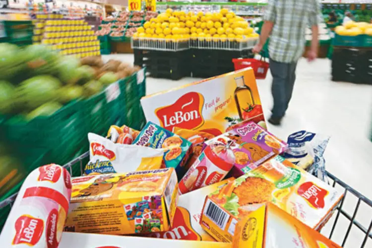 Produtos com a marca LeBon, da Doux Frangosul: queda de 3,4% nas vendas para o mercado externo em 2010 (Tamires Kopp/EXAME.com)