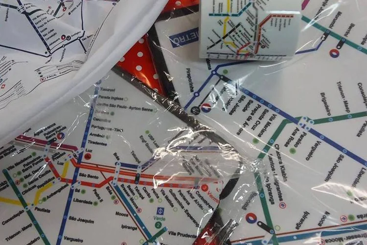 Produtos do Metrô de São Paulo: não é a primeira vez que o Metrô tem itens com sua marca comercializados (Reprodução/Facebook/Companhia do Metropolitano de São Paulo - Metrô)