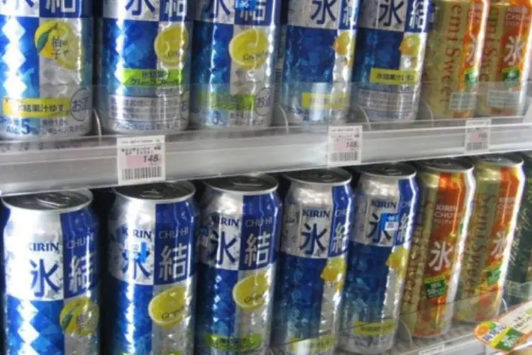 Produtos da Kirin: negócios da empresa vão muito além da cerveja à base de arroz (Wikimedia Commons)