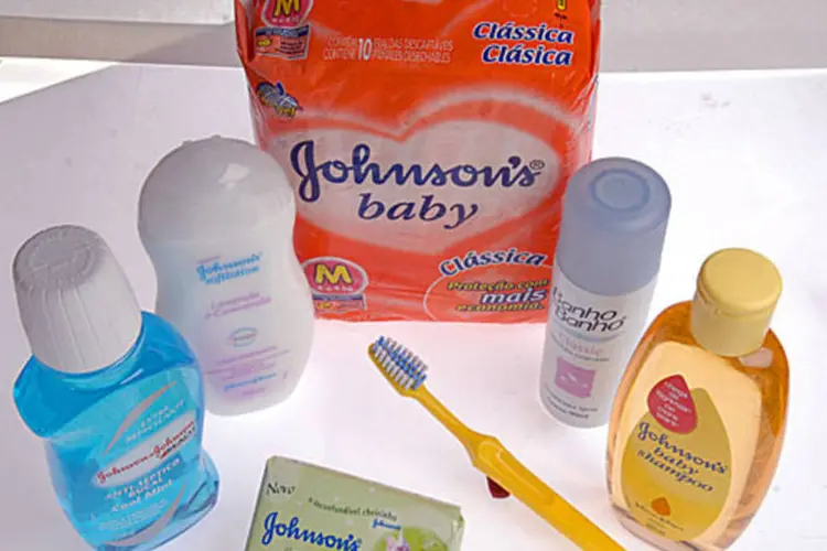 Produtos da Johnson & Johnson: empresa é parceira para saúde na Copa (Lia Lubambo / EXAME)
