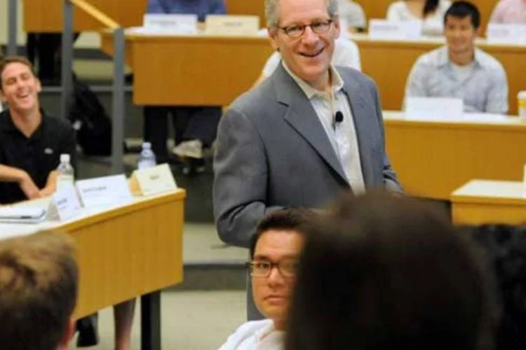 Aula na Wharton School of Business: Currículo dos professores, número de alunos por sala e características das disciplinas podem sinalizar qualidade do ensino (Divulgação)