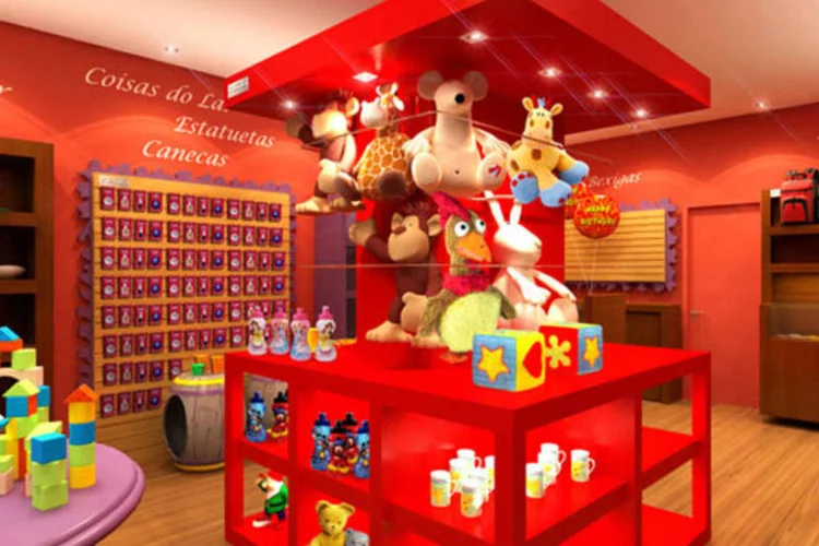 Projeção da loja Fantasia: mais produtos em exibição (Divulgação)
