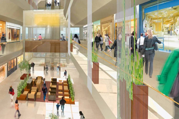 O empreendimento ganhou destaque por abrigar a chegada de cerca de 30 marcas inéditas no país, como Top Shop, Chanel Beaute, Prada e Dolce & Gabbana Tory Burch (Divulgação)