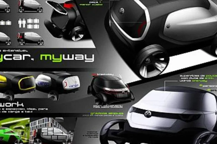 Projeto vencedor do Programa Talento Volkswagen 2009: candidatos à vaga de estágio devem criar propostas para o futuro dos carros da empresa