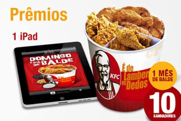 Promoção do KFC (Divulgação)