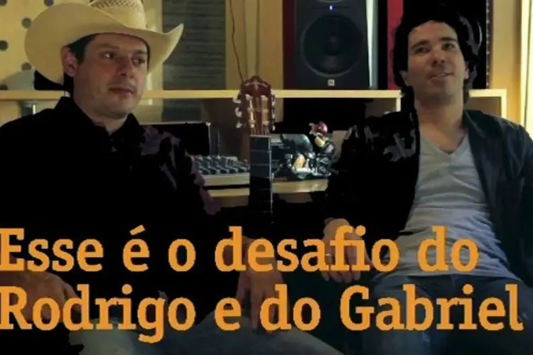Websérie gira em torno da dupla sertaneja Rodrigo e Gabriel, preocupada em lotar o seu primeiro grande show com 400 convidados (Reprodução)