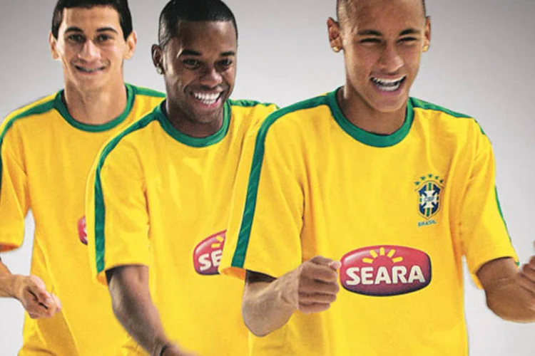 O trio Ganso, Robinho e Neymar, do Santos: um já foi vendido, agora falta saber o destino dos outros dois (Divulgação)