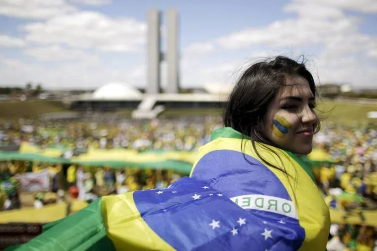 Protesto contra o governo em Brasília (Ueslei Marcelino/Reuters)